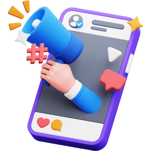 Social Media Marketing Illustration