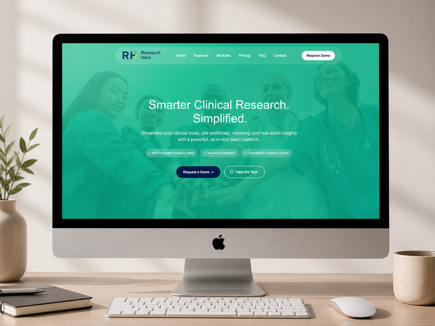 Research Hero healthcare platform